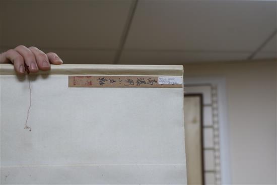 Two Chinese scroll paintings